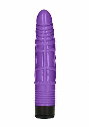 GC - 8 Inch Slight Realistic Dildo Vibe - Purple - Afbeelding 3