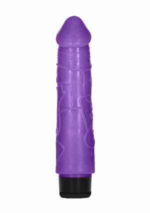 GC - 8 Inch Thick Realistic Dildo Vibe - Purple - Afbeelding 3