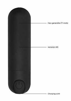 7 Speed Rechargeable Bullet - Black - Afbeelding 10