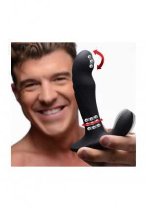 17X P-TRIGASM 3-in-1 Silicone Prostate Stimulator - Black - Afbeelding 5