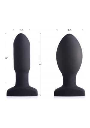 10X Inflatable + Vibrating Missile Silicone Anal Plug - Afbeelding 3