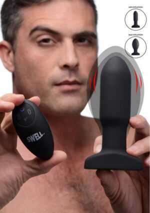 10X Inflatable + Vibrating Missile Silicone Anal Plug - Afbeelding 6