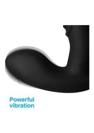 7x P-Thump Tapping Prostate Vibe with Remote Control - Black - Afbeelding 4