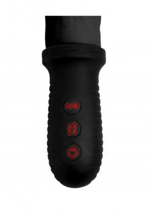 8X Auto Pounder Vibrating and Thrusting Dildo - Black - Afbeelding 3