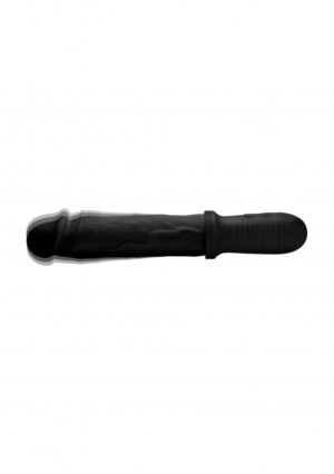 8X Auto Pounder Vibrating and Thrusting Dildo - Black - Afbeelding 4