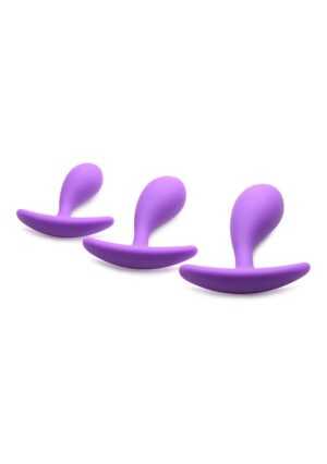 Booty Poppers Silicone Anal Trainer Set - Purple - Afbeelding 3