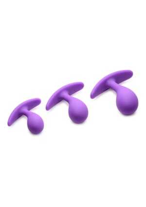 Booty Poppers Silicone Anal Trainer Set - Purple - Afbeelding 4