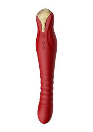 King Vibrating Thruster - Wine Red - Afbeelding 5