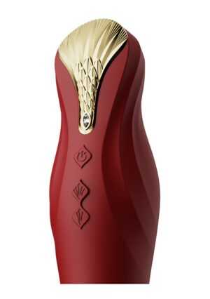 King Vibrating Thruster - Wine Red - Afbeelding 7