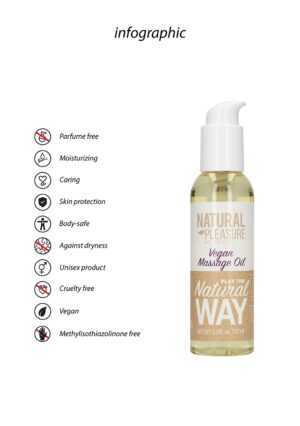 Vegan Massage Oil - 150 ml - Afbeelding 6