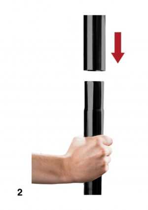 Ouch! Dance Pole - Black - Afbeelding 4