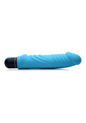 XL Bullet & Ribbed Silicone Sleeve - Blue