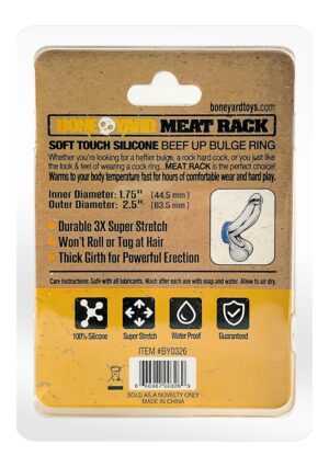 Meat Rack Cock Ring - Blue - Afbeelding 3