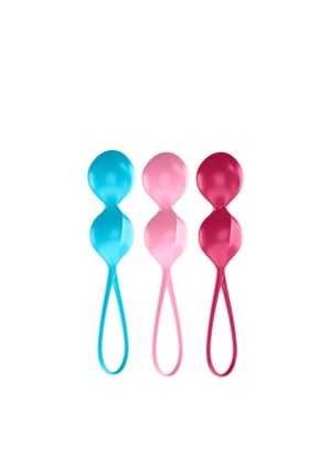 V Balls Kegel Set of 3 - Turquoise/Red/Pink - Afbeelding 3