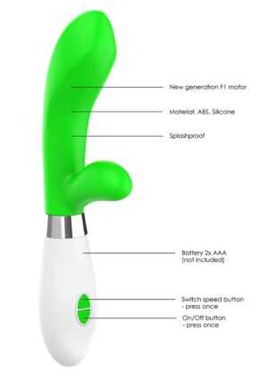 Achilles - Ultra Soft Silicone - 10 Speeds - Green - Afbeelding 8