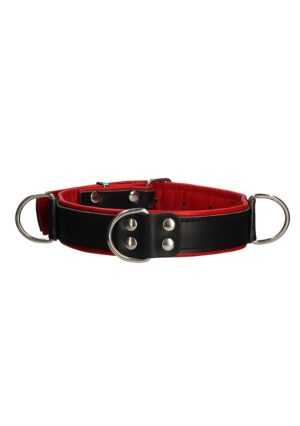 Deluxe Bondage Collar - One Size - Red - Afbeelding 4