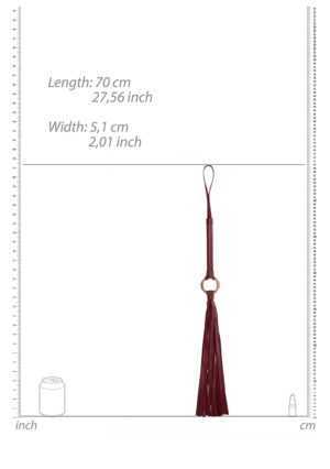 Ouch Halo - Flogger - Burgundy - Afbeelding 4