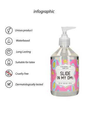 Waterbased Lube - SLIDE IN MY DMs - 500 ml - Afbeelding 5