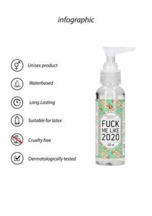 Waterbased Lube - Fuck Me Like 2020 - 100 ml - Afbeelding 5