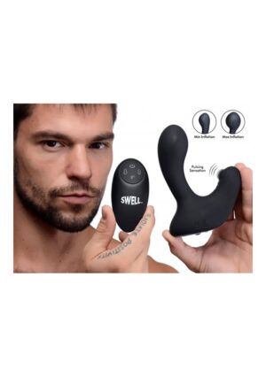 10X Inflatable and Tapping Prostate Vibe w/ Remote - Afbeelding 4