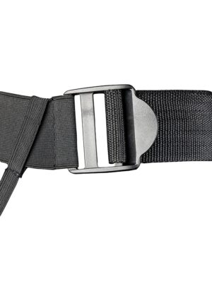 Curved Hollow Strap-on - 8'' / 20 cm - Gun Metal - Afbeelding 8