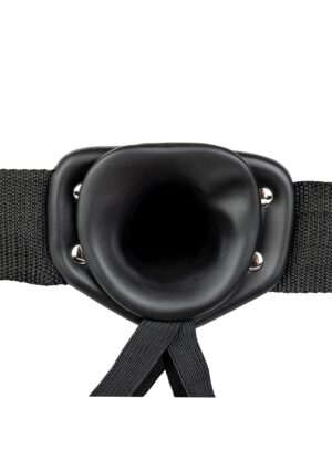 Hollow Strap-on without Balls - 8'' / 20.5 cm - Black - Afbeelding 4