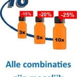 Alle poppers combinaties zijn mogelijk