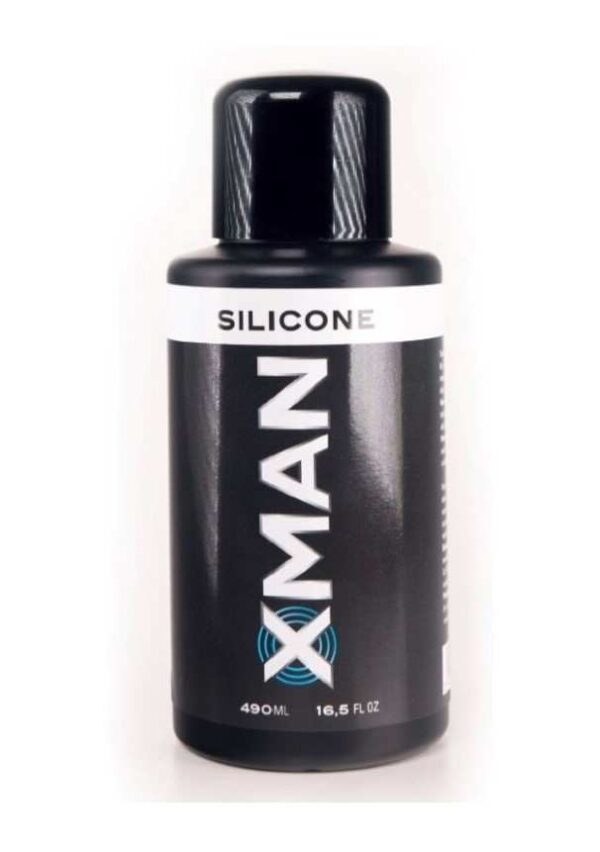 xman silicone glijmiddel 490ml (pvc fles)