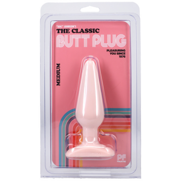 Butt Plug White Medium