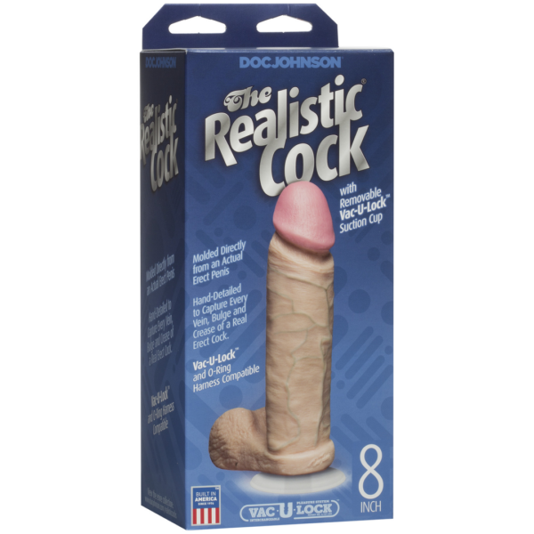 The Realistic Cock - 8 Inch - Skin