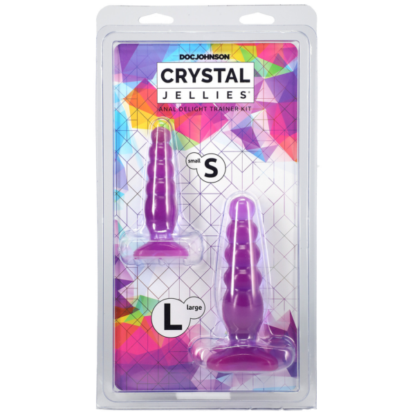 Crystal Jellies - Anal Delight Trainer Kit - Purple