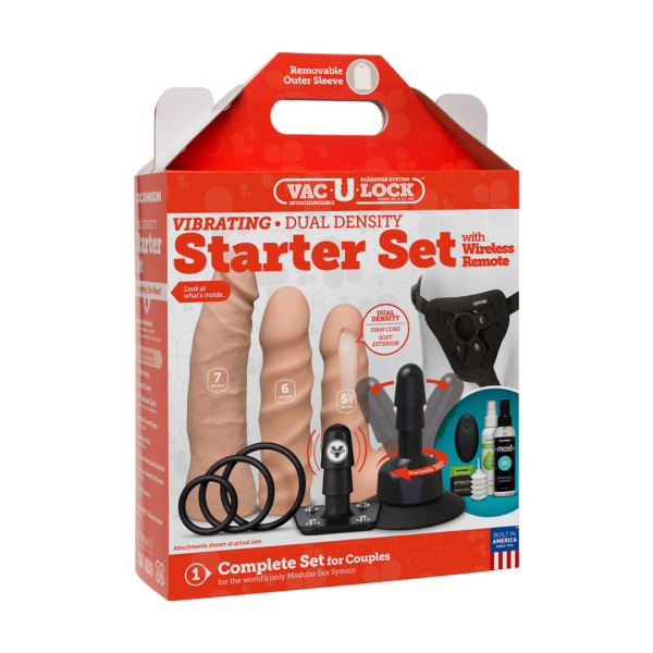 Vibrating Dual Density Starter Set - Vanilla