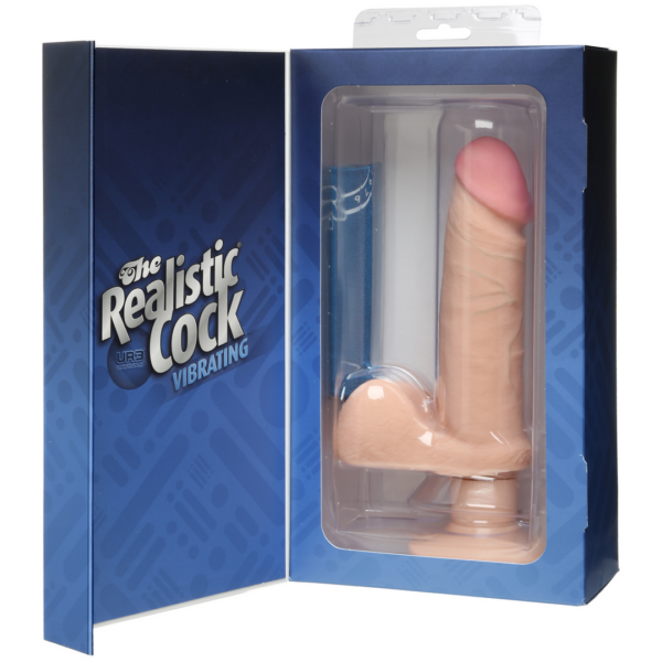 Realistic Cocks -  UR3 - Vibrating 6 Inch - Skin