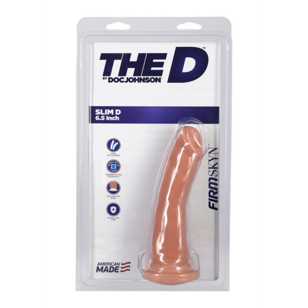 The D - Slim D - 6.5 Inch - Firmskyn - Flesh