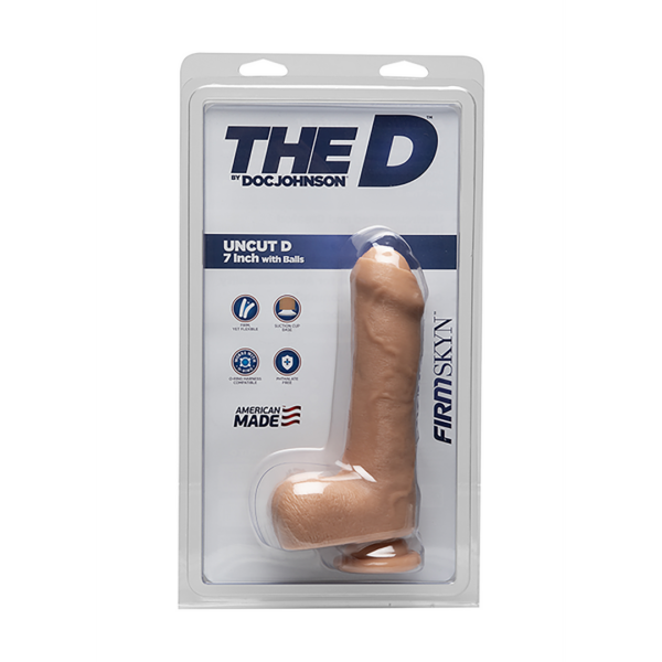 Uncut D - 7 Inch with Balls - FIRMSKYN - Vanilla