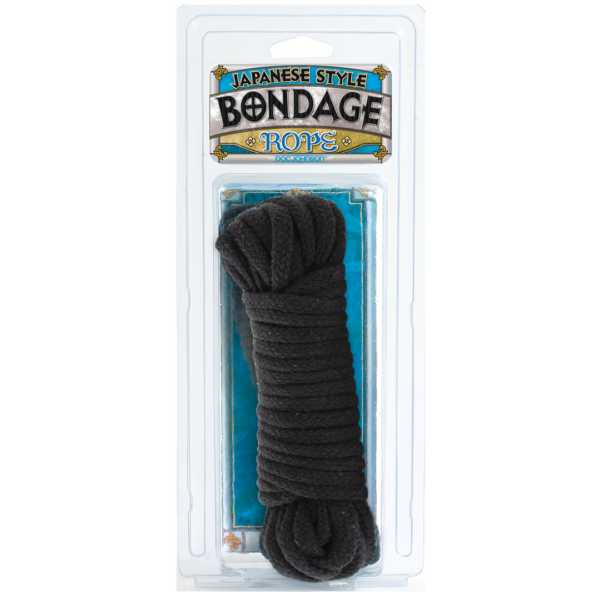 Cotton Bondage Rope Japanesse - Style Black