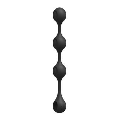 Anal Essentials Weighted Silicone Anal Balls - Black