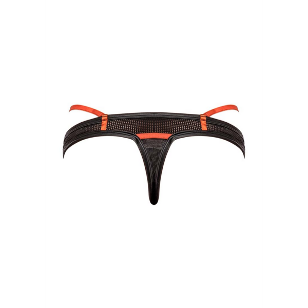 Sport Strap Thong - Black  - L/XL L/XL