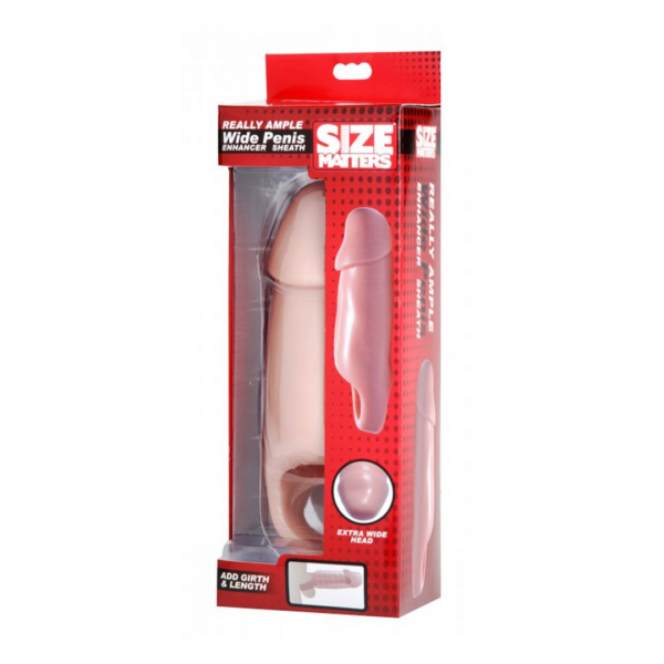 Really Ample Wide Penis Enhancer Sheath - Skin