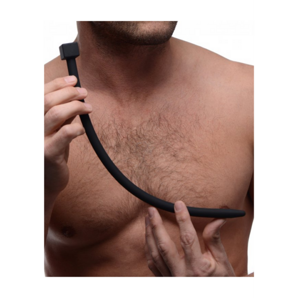 Bolted Deluxe Silicone Urethral Sounds - Black