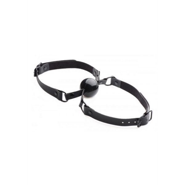 Master Series - Doppelganger Silicone Double Mouth Gag - Bla