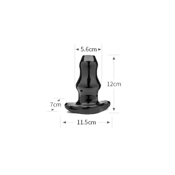 PerfectFit - Double Tunnel Plug   - Medium - Black