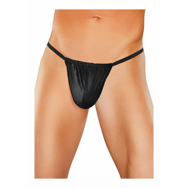 Nylon Spandex -  Posing Strap  - Black - One Size